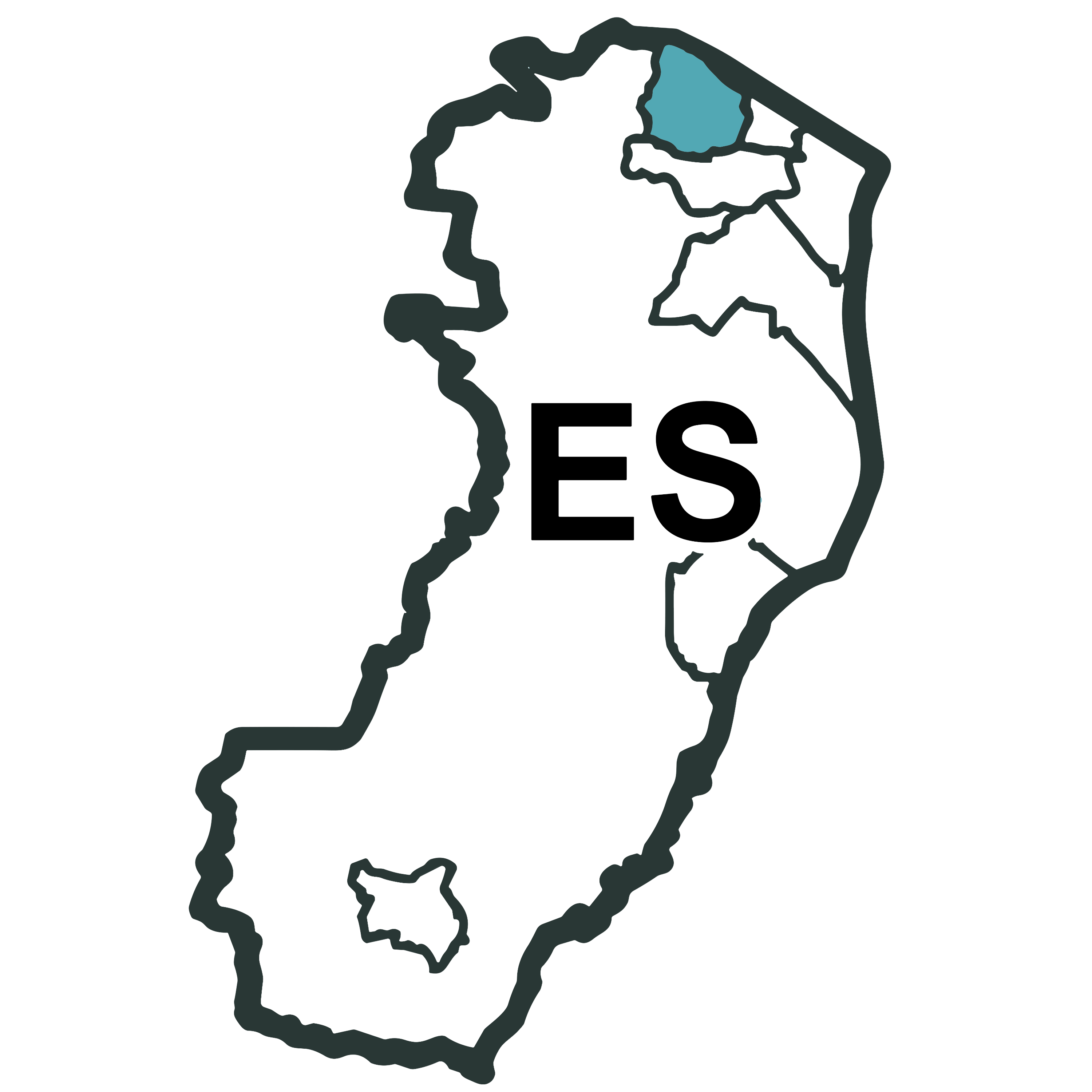 Mapa de Montanha, Espírito Santo